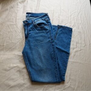 Old Navy Super Skinny Ankle Mid Rise Blue Jeans
